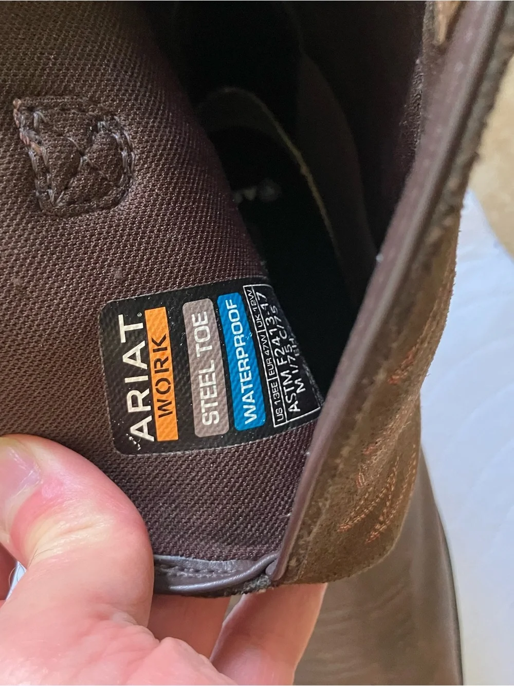 Ariat Brown Leather Western Cowboy Boots